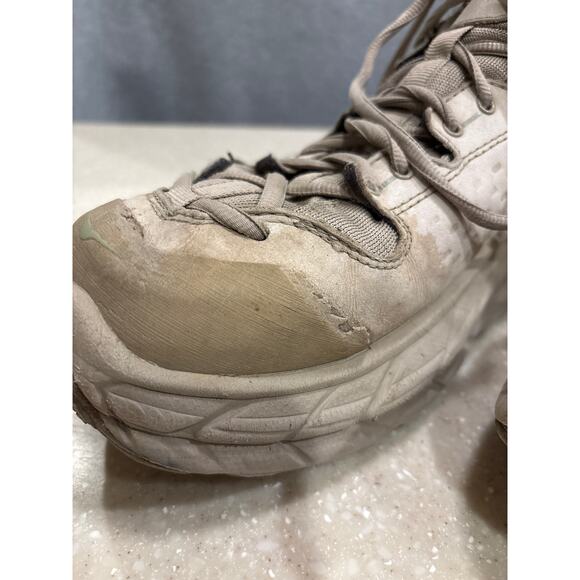 Hoka One One Tor Ultra Hiking Boots Men's Size 12 Tan Gore Tex Outdoor Adventure - Picture 11 of 11